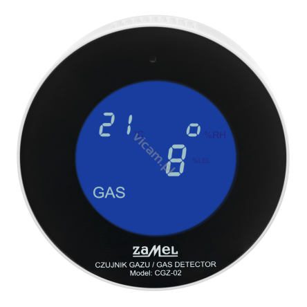 Czujnik gazu ziemnego i LPG (propan-butan) WI-FI TUYA TYP: CGZ-02 ZAMEL