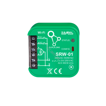 STEROWNIK ROLET WI-FI TYP: SRW-01 SUPLA